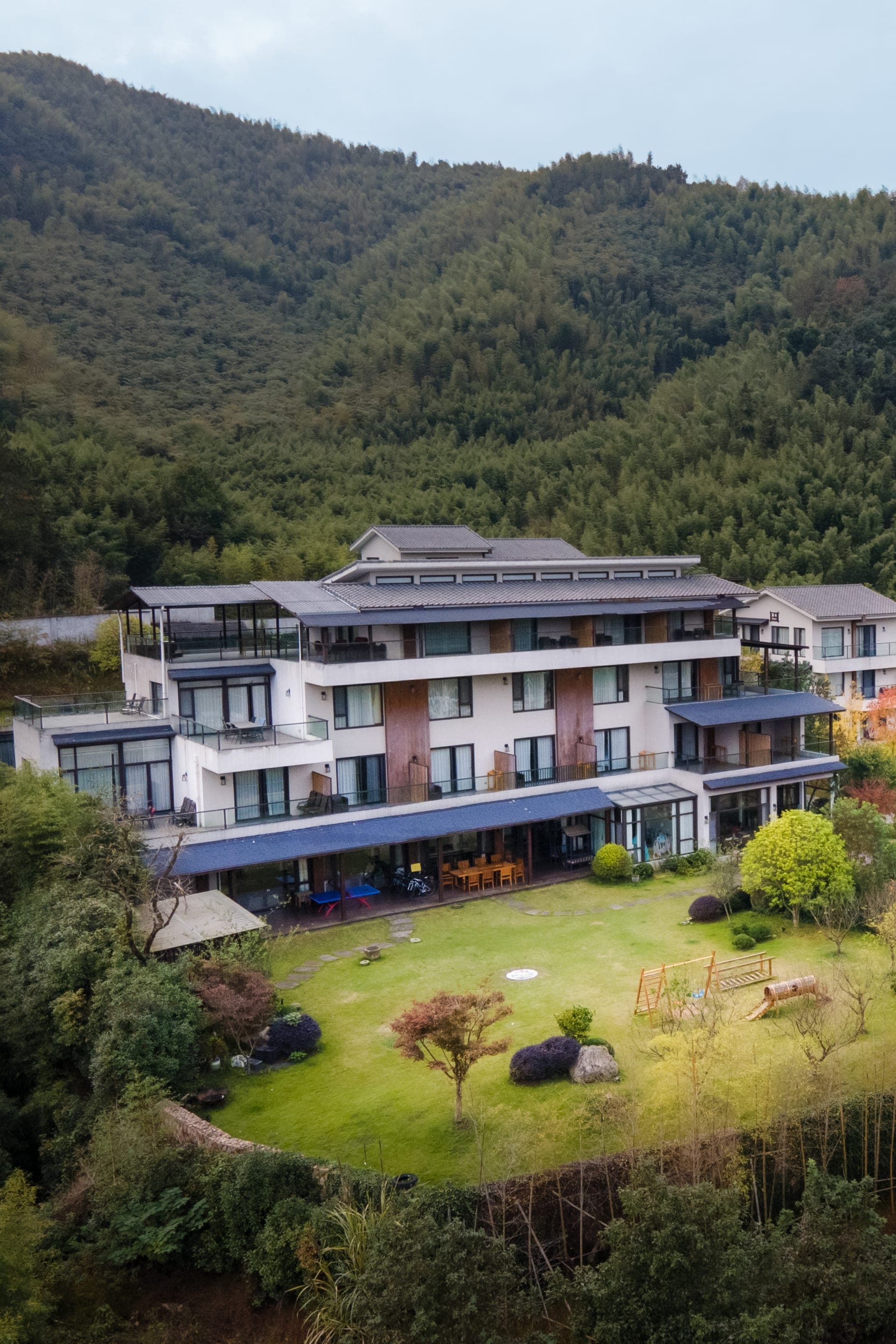 莫干山缦田秋收楼外观,12间客房