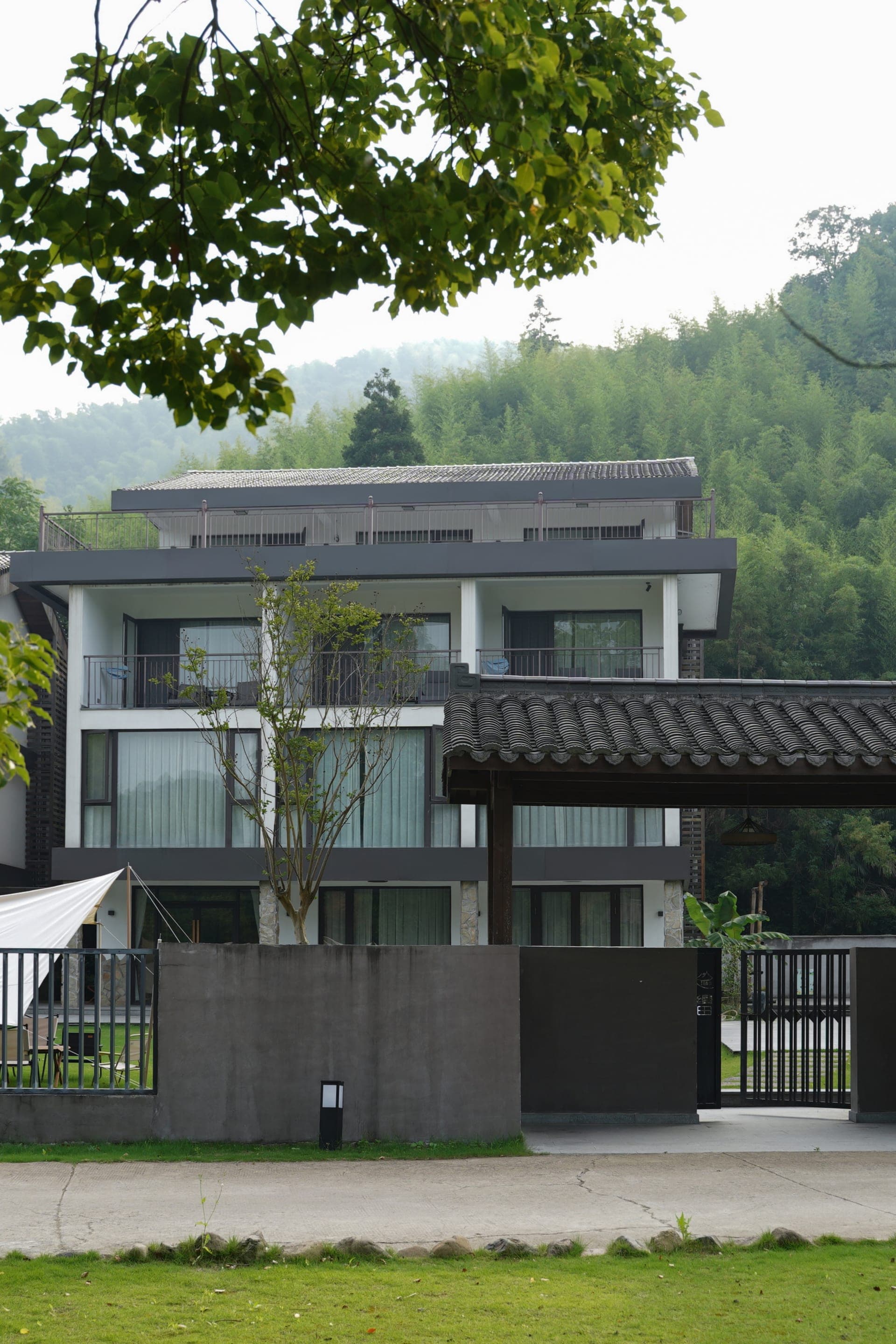莫干山缦田缦稻楼外观,8间客房