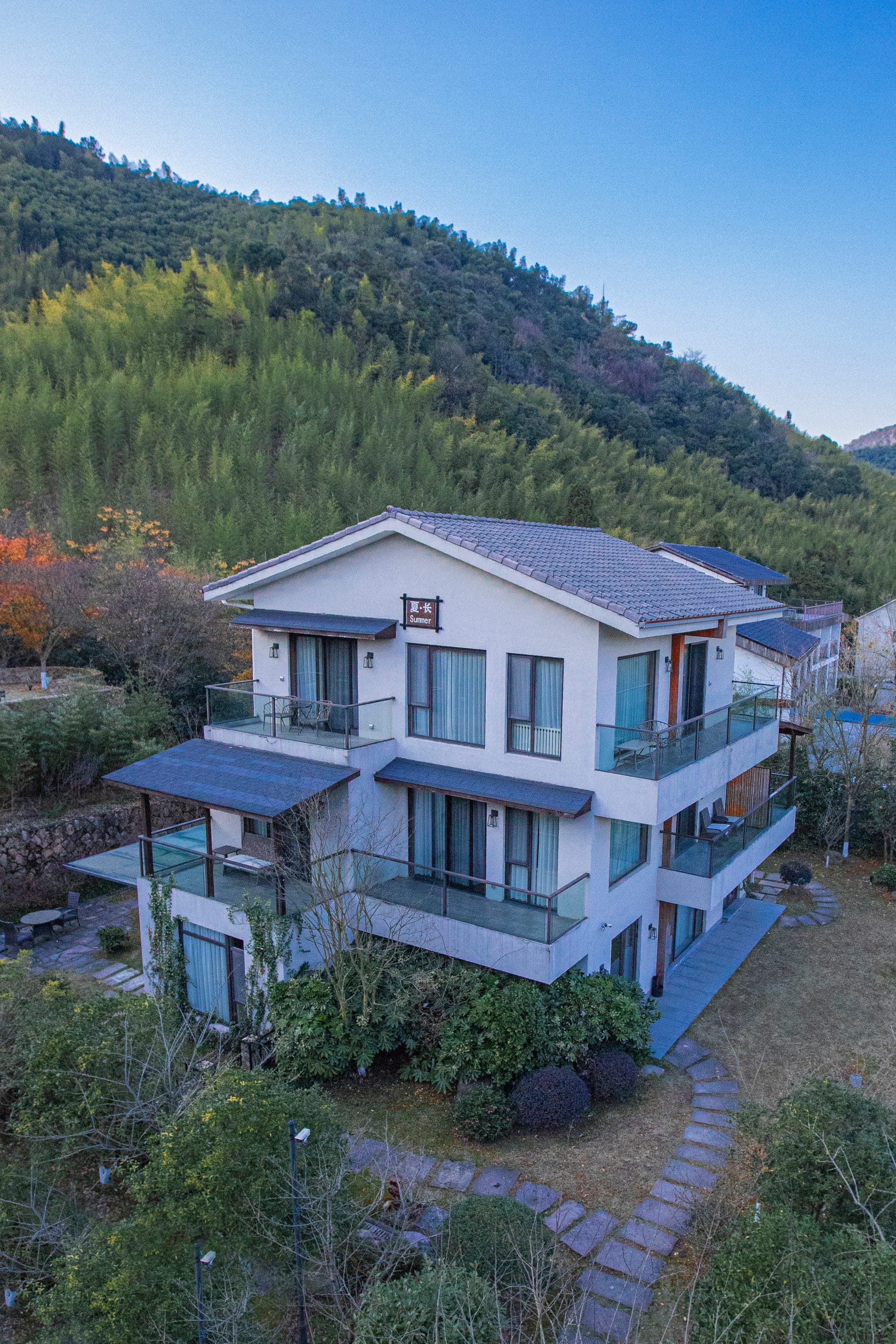 莫干山缦田夏长楼外观,6间客房